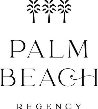 Palm Beach Regency secodnary logo black